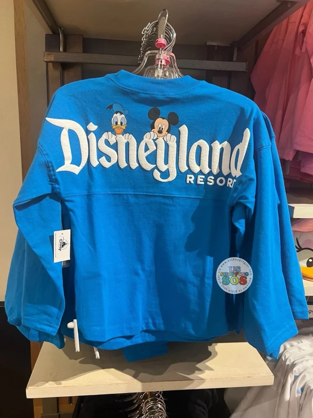 Disneyland Mickey Mouse and Donald Duck Youth Spirit Jersey-Blue